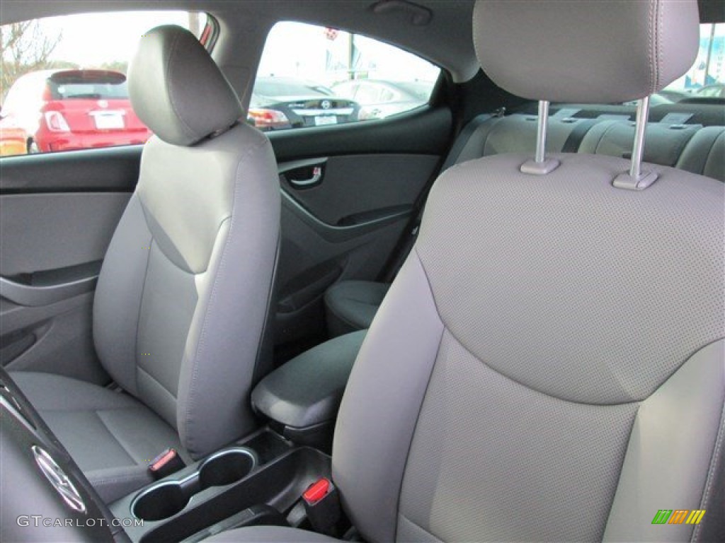 2015 Elantra Limited Sedan - Geranium Red / Gray photo #9