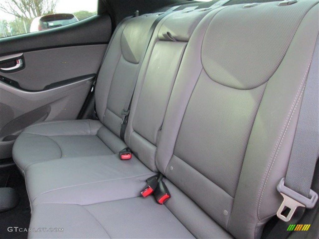 2015 Elantra Limited Sedan - Geranium Red / Gray photo #10
