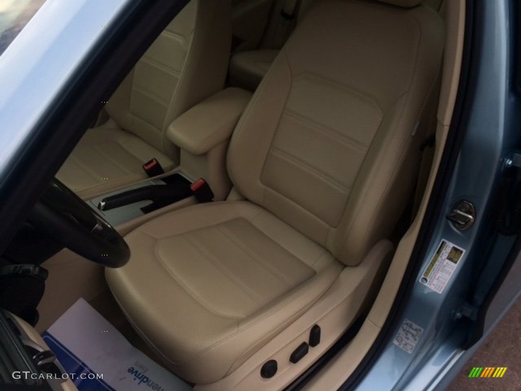 2012 Passat 2.5L SE - Glacier Blue Metallic / Cornsilk Beige photo #9