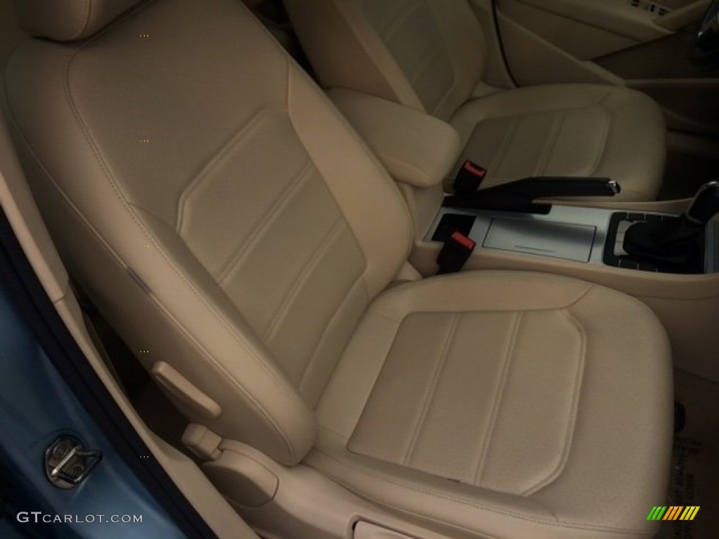 2012 Passat 2.5L SE - Glacier Blue Metallic / Cornsilk Beige photo #10