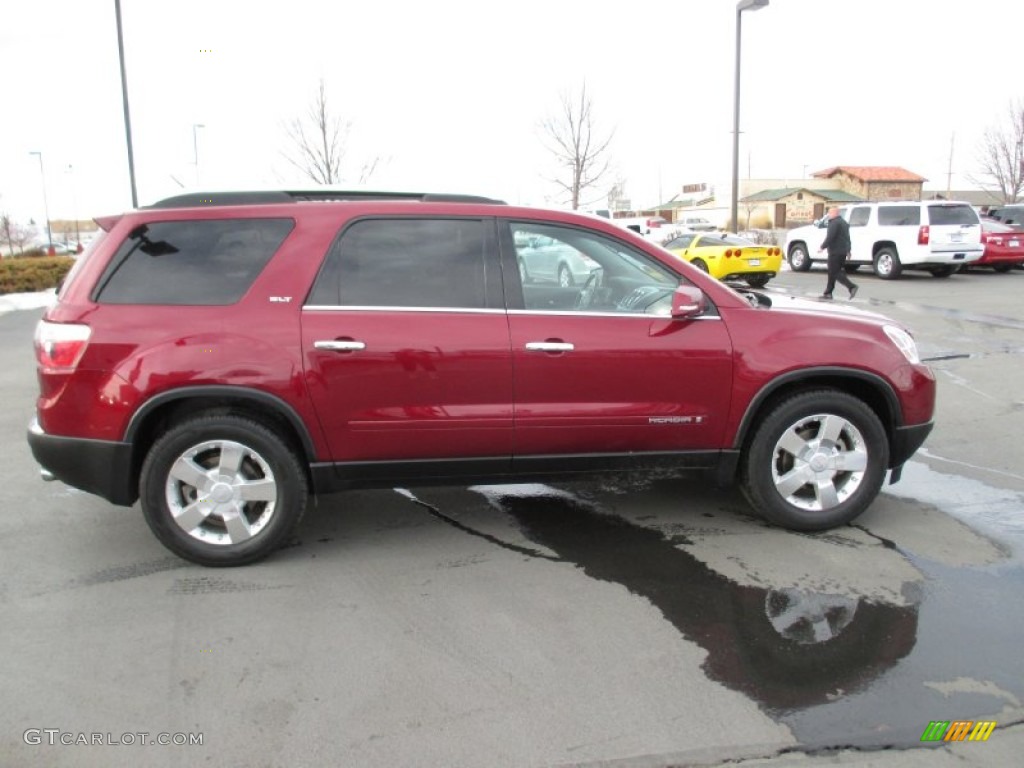 Red Jewel Tintcoat 2007 GMC Acadia SLT AWD Exterior Photo #99816842