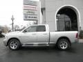 2011 Bright Silver Metallic Dodge Ram 1500 SLT Quad Cab 4x4  photo #2