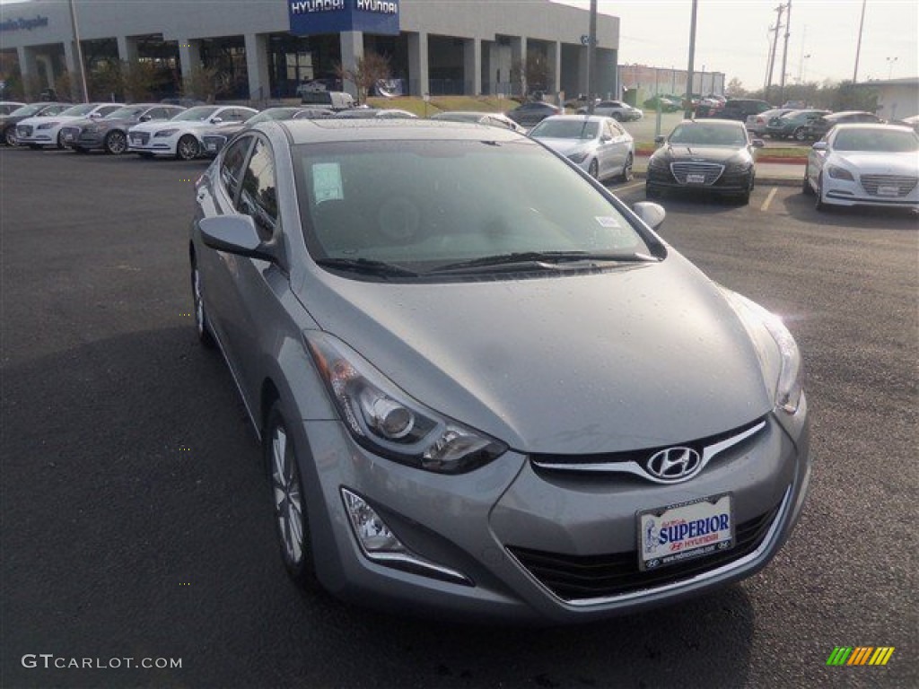2015 Elantra SE Sedan - Titanium Gray Metallic / Black photo #1