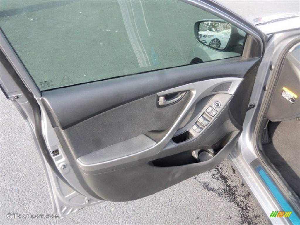 2015 Elantra SE Sedan - Titanium Gray Metallic / Black photo #10