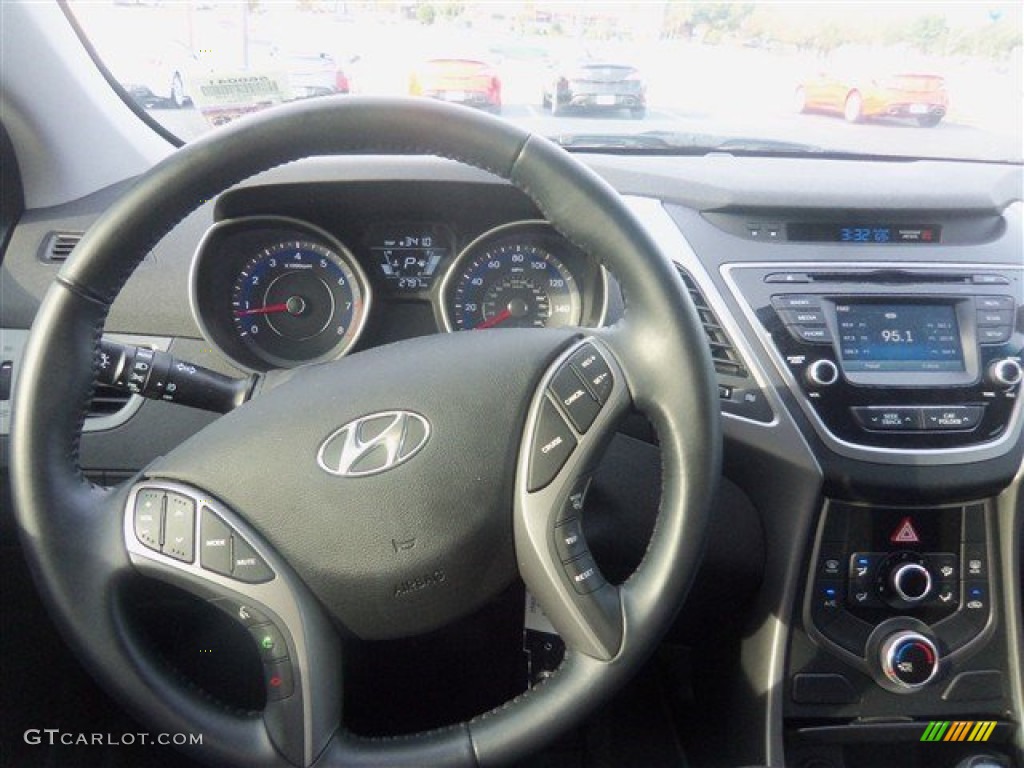 2015 Elantra SE Sedan - Titanium Gray Metallic / Black photo #12