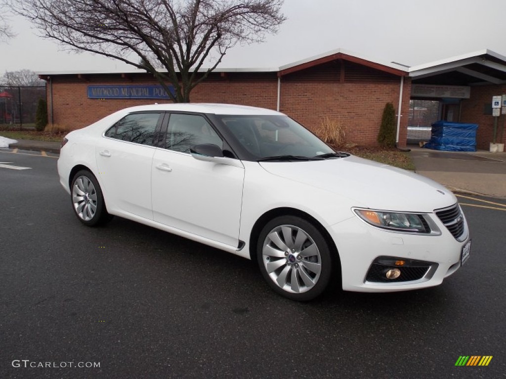 Arctic White 2010 Saab 9-5 Aero Sedan XWD Exterior Photo #99818906