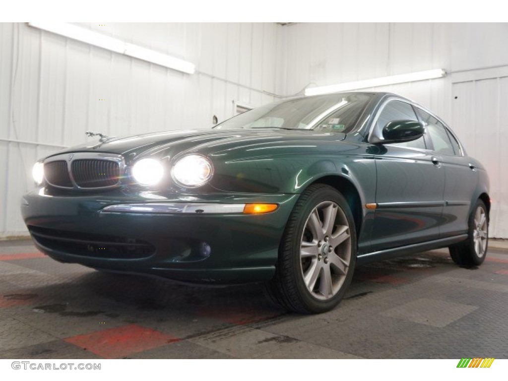 2003 X-Type 3.0 - British Racing Green / Sand photo #3