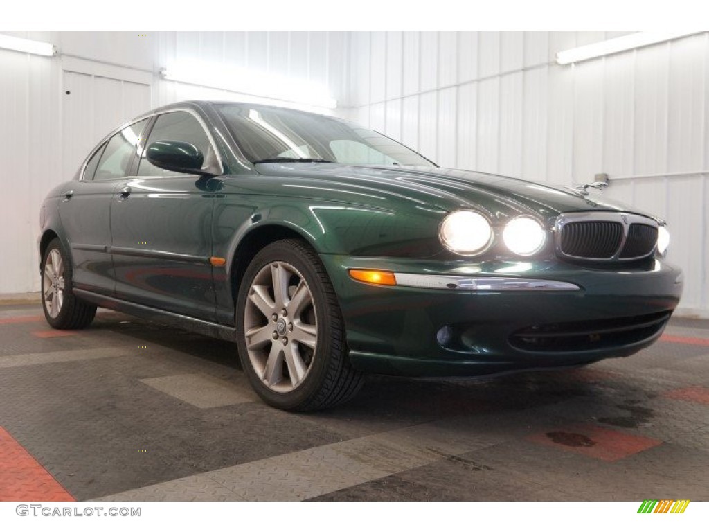 2003 X-Type 3.0 - British Racing Green / Sand photo #5