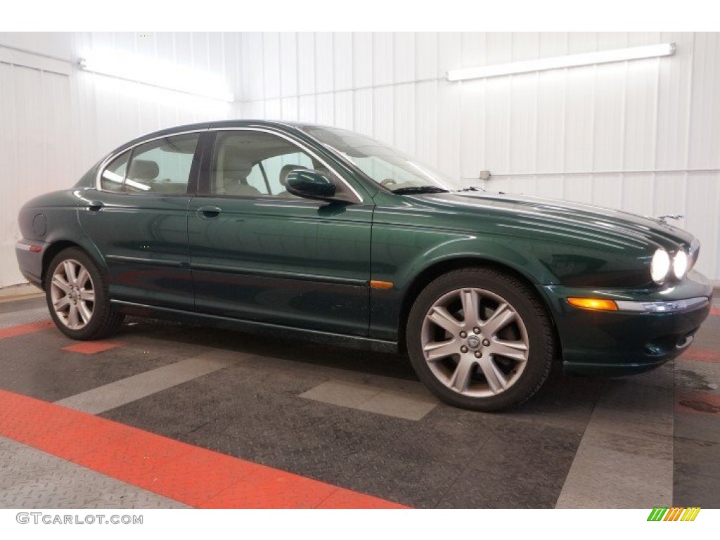 2003 X-Type 3.0 - British Racing Green / Sand photo #6