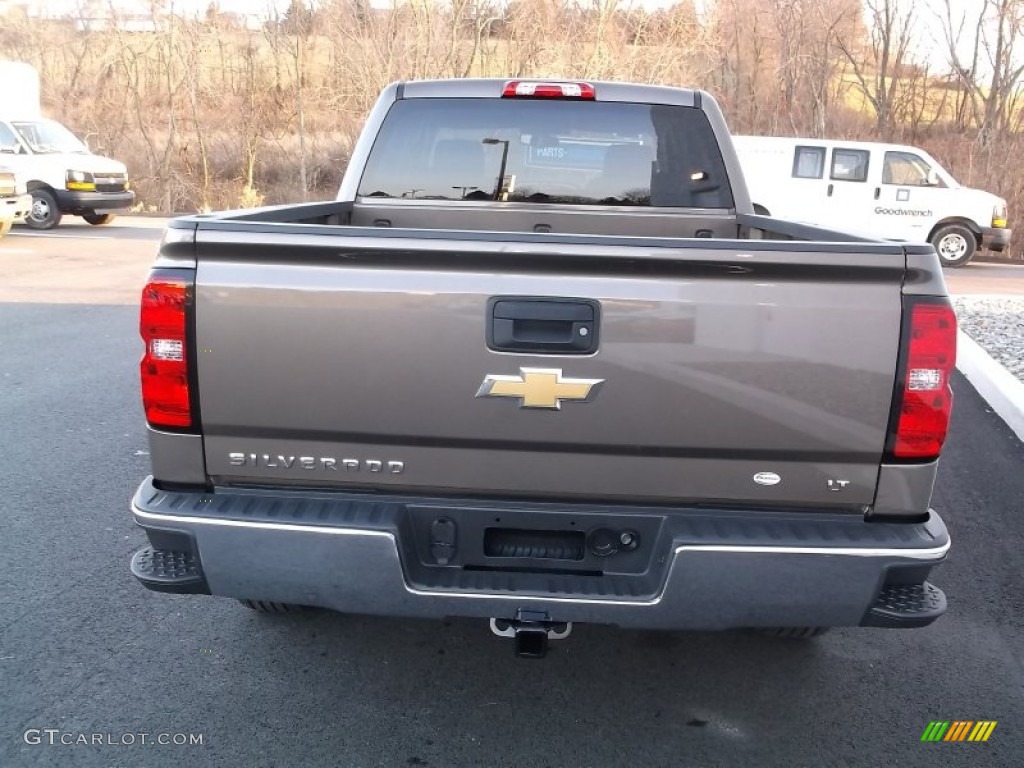 2015 Silverado 1500 LT Crew Cab 4x4 - Brownstone Metallic / Jet Black photo #7