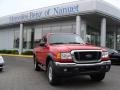 Torch Red 2005 Ford Ranger FX4 Off-Road SuperCab 4x4