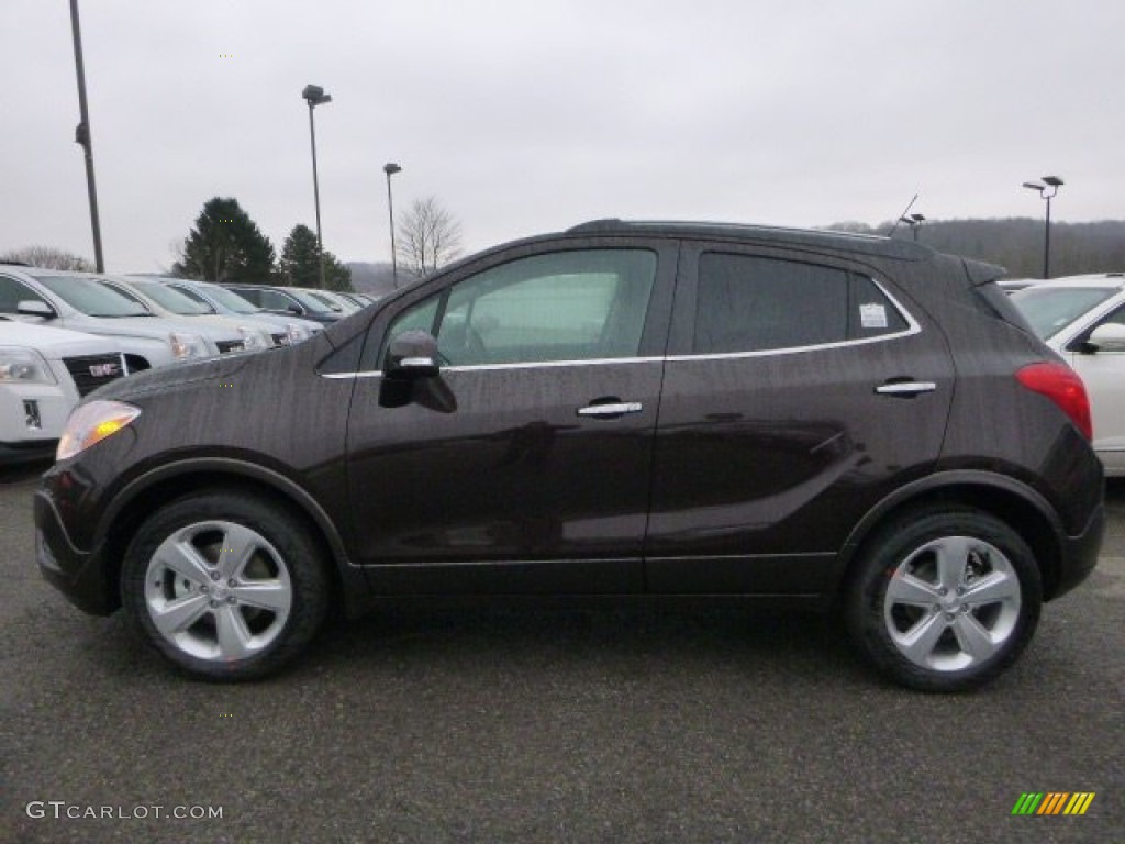 Deep Espresso Brown Metallic 2015 Buick Encore FWD Exterior Photo #99821390