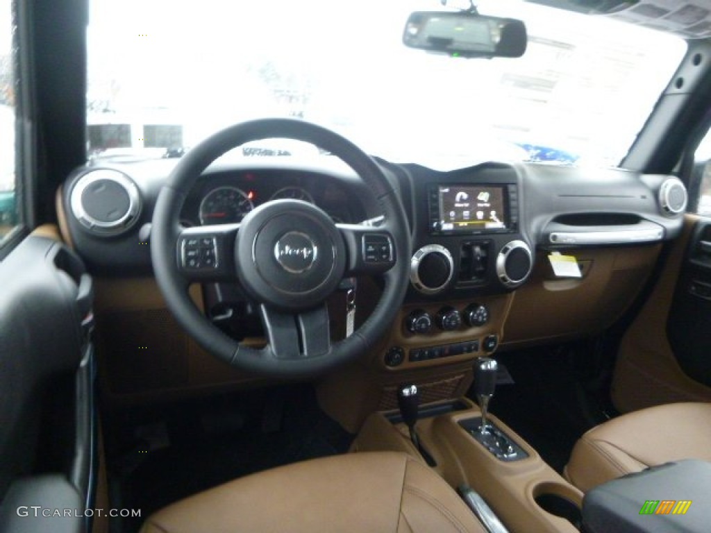 Black Dark Saddle Interior 2015 Jeep Wrangler Unlimited