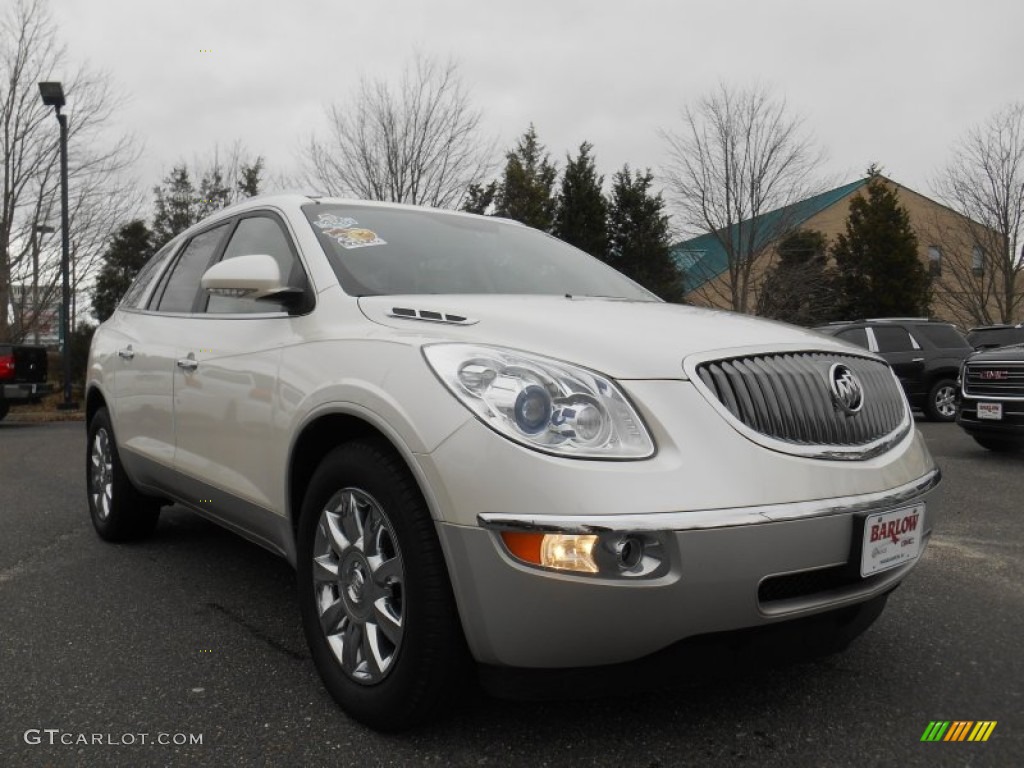 2012 Enclave AWD - White Diamond Tricoat / Cashmere photo #1