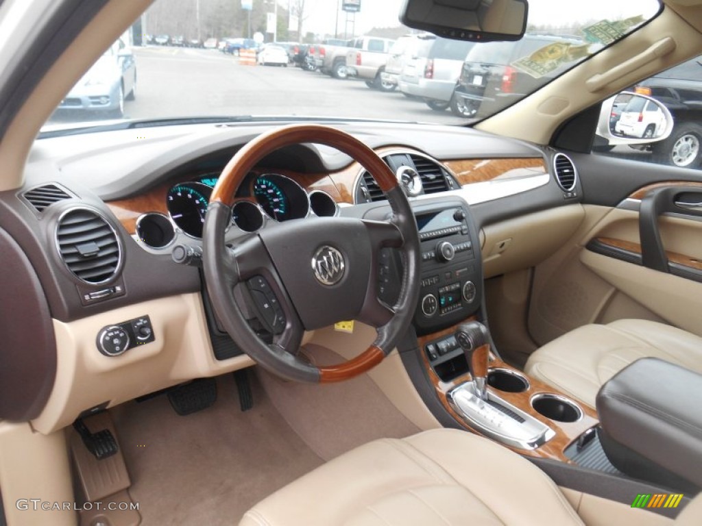 Cashmere Interior 2012 Buick Enclave AWD Photo #99822770