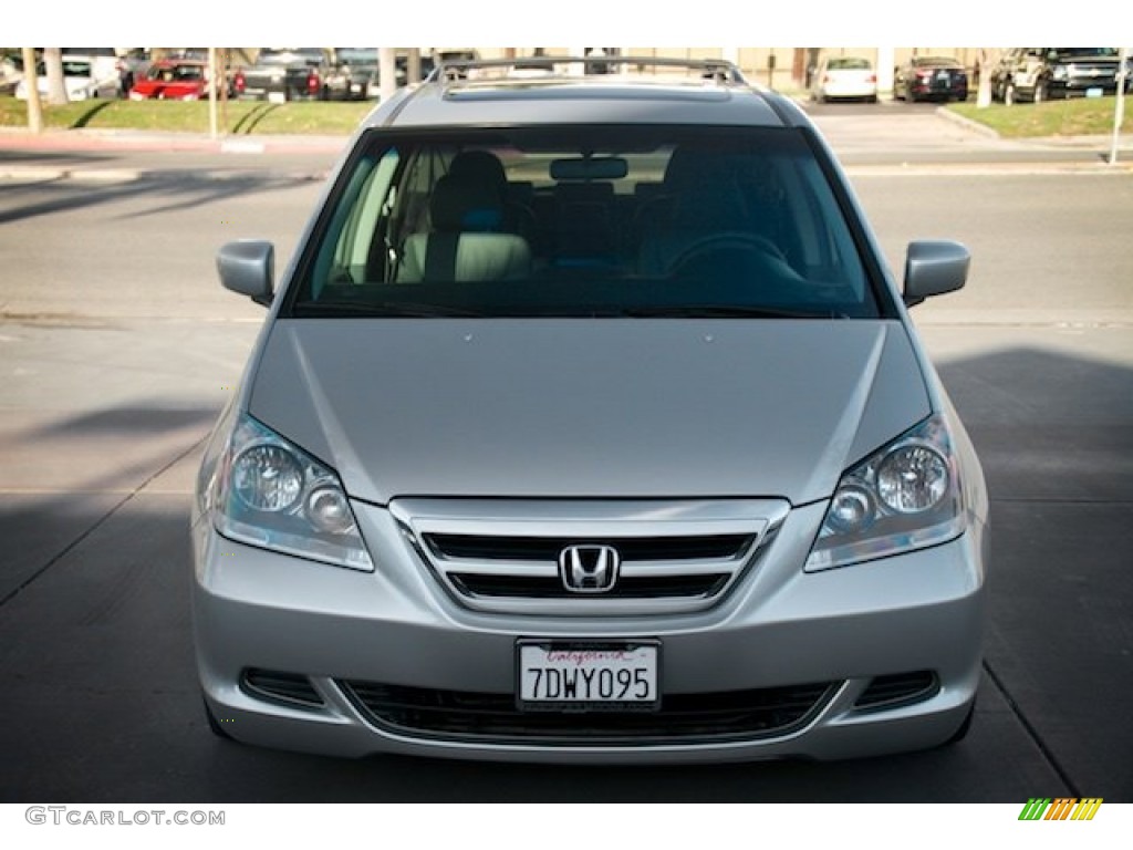 2005 Odyssey EX-L - Silver Pearl Metallic / Gray photo #7