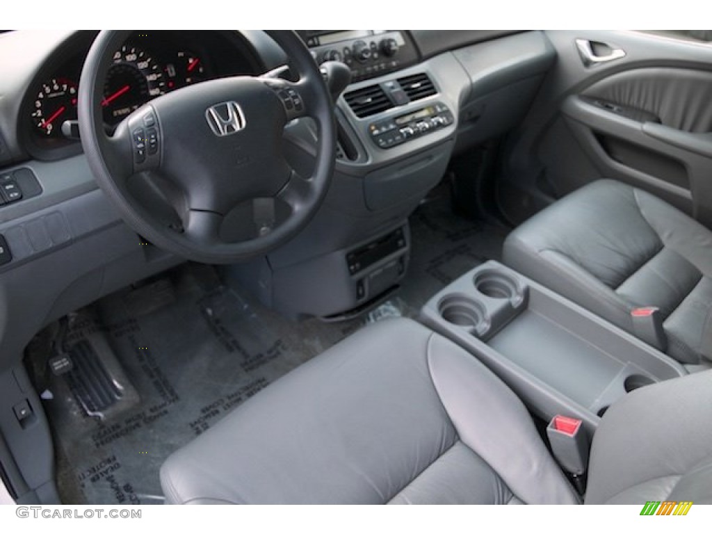 2005 Odyssey EX-L - Silver Pearl Metallic / Gray photo #13