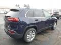 2015 True Blue Pearl Jeep Cherokee Limited 4x4  photo #5