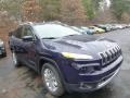 2015 True Blue Pearl Jeep Cherokee Limited 4x4  photo #7