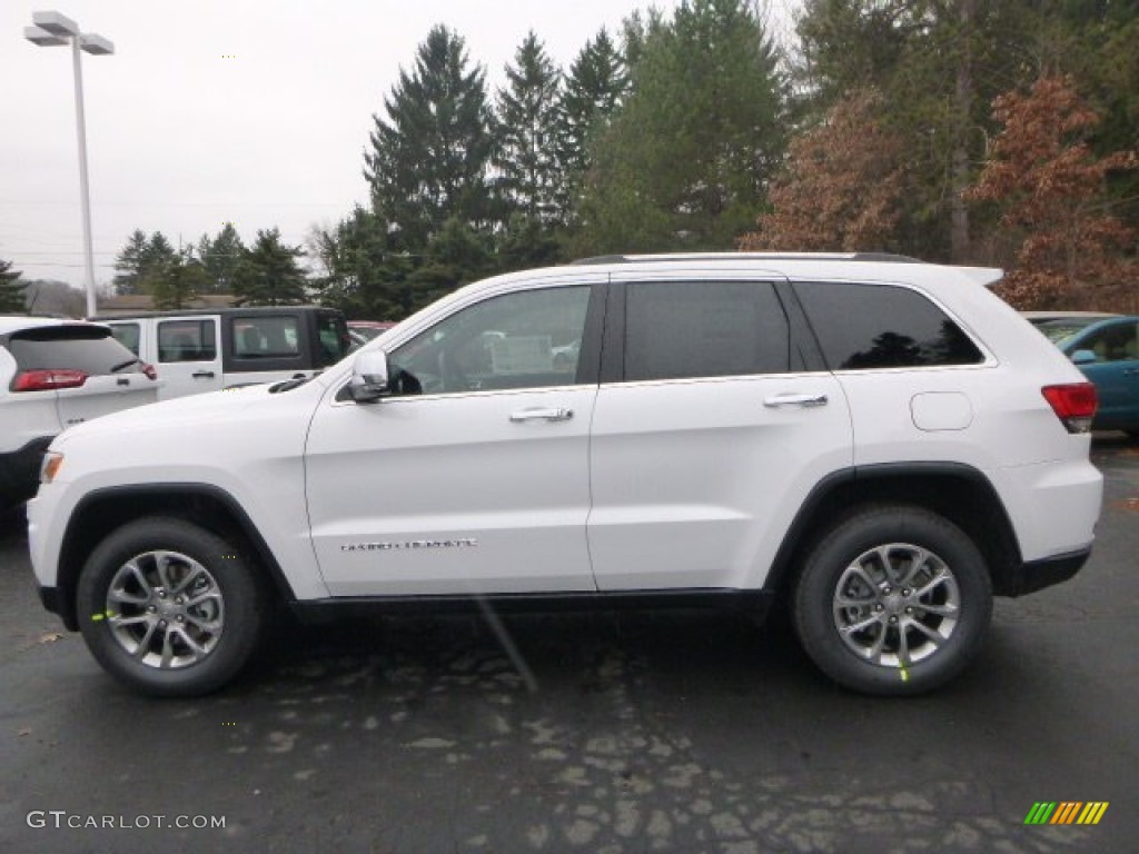 2015 Grand Cherokee Limited 4x4 - Bright White / Black photo #2