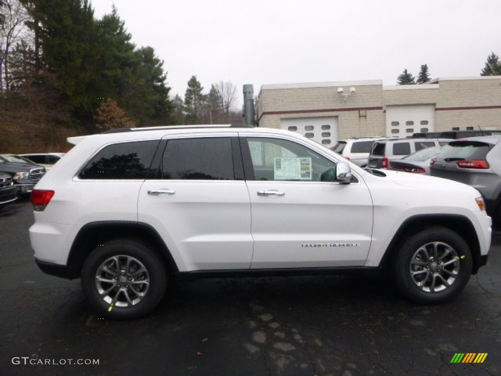 2015 Grand Cherokee Limited 4x4 - Bright White / Black photo #6