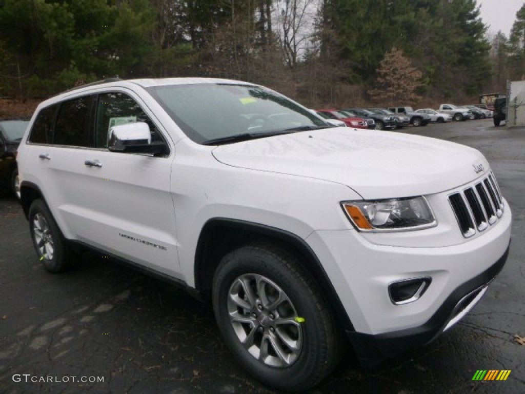 2015 Grand Cherokee Limited 4x4 - Bright White / Black photo #7