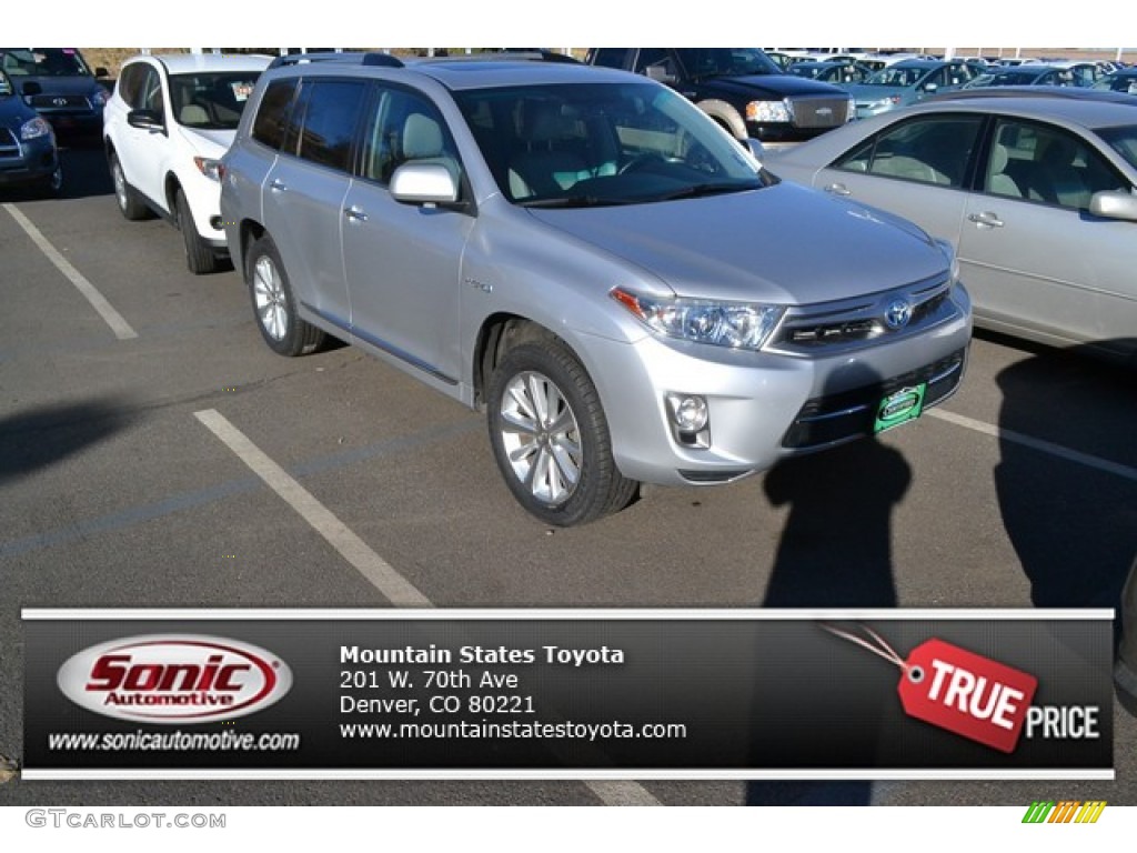 Classic Silver Metallic Toyota Highlander