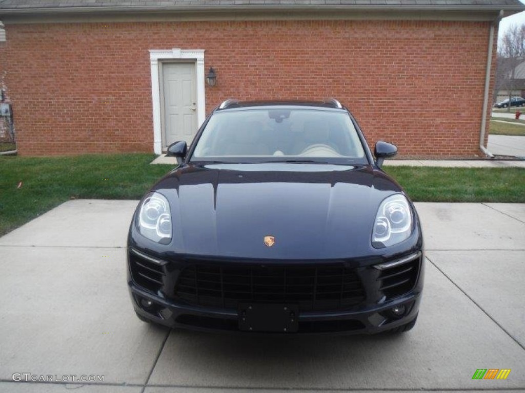 2015 Macan S - Dark Blue Metallic / Luxor Beige photo #2
