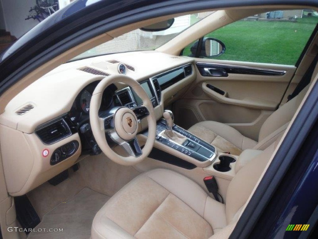 2015 Macan S - Dark Blue Metallic / Luxor Beige photo #3