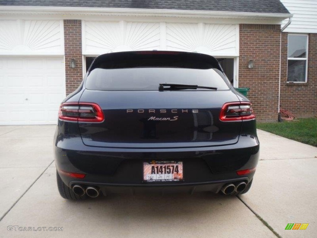 2015 Macan S - Dark Blue Metallic / Luxor Beige photo #7