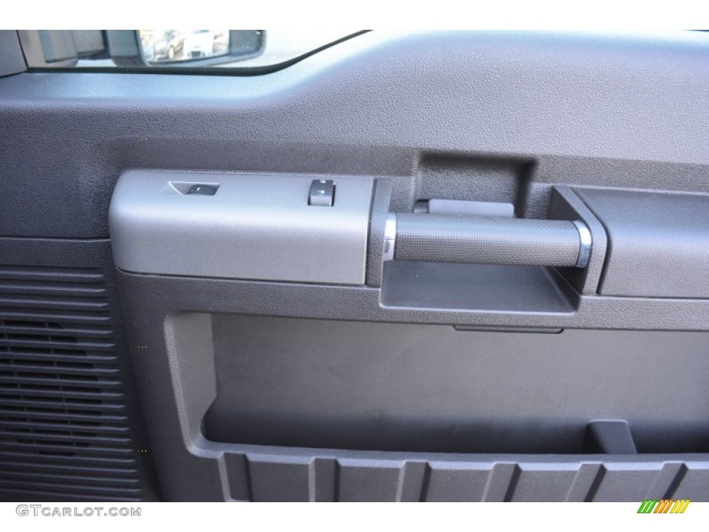 2012 F350 Super Duty Lariat Crew Cab 4x4 - Sterling Grey Metallic / Black photo #15