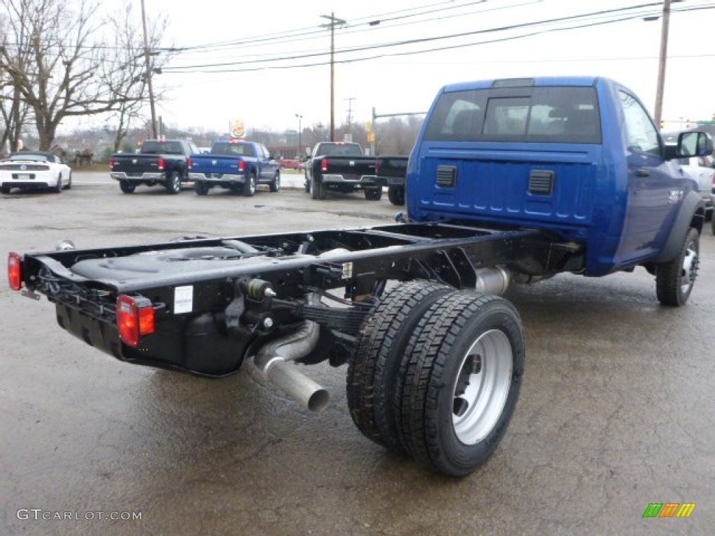 2015 4500 Tradesman Regular Cab 4x4 Chassis - Blue Streak Pearl / Black/Diesel Gray photo #5