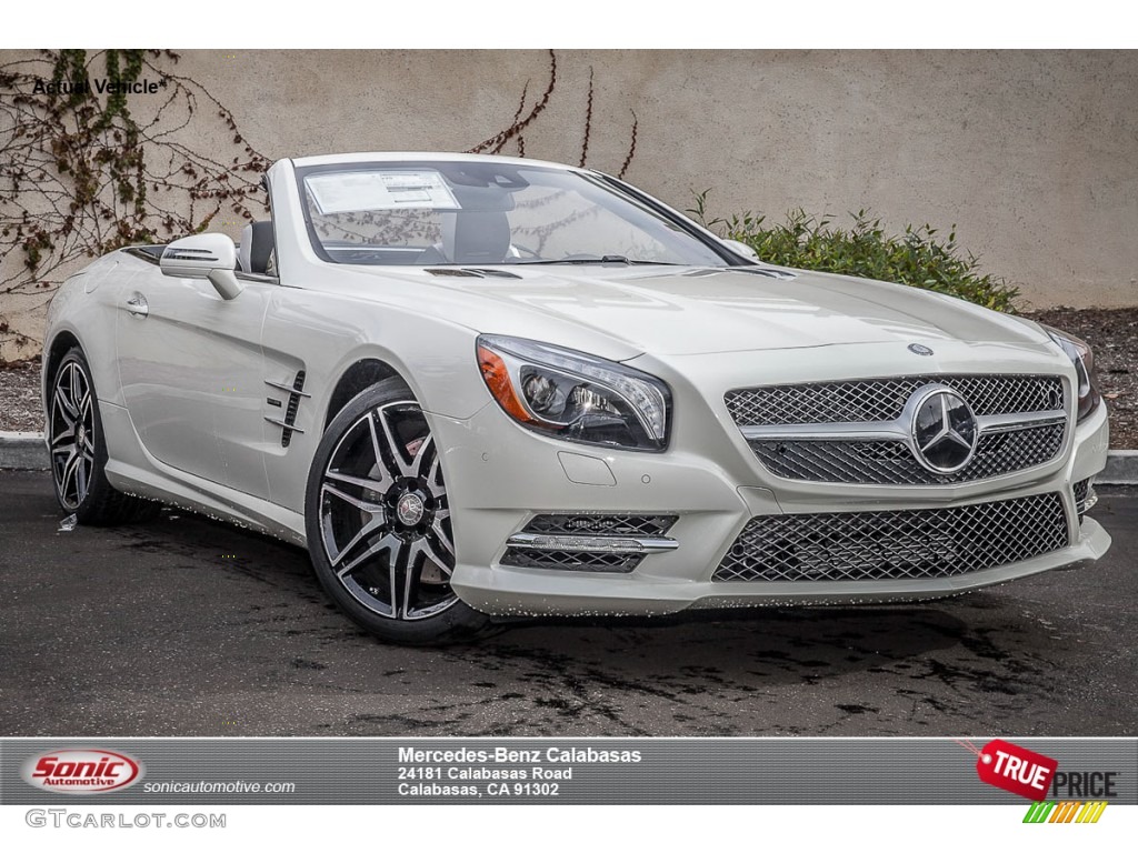 2015 SL 550 White Arrow Edition Roadster - designo Diamond White Metallic / White Arrow Edition/Black photo #1