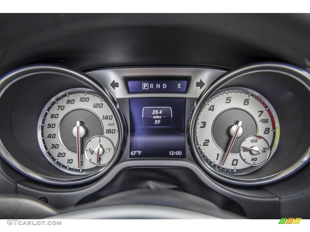 2015 Mercedes-Benz SL 550 White Arrow Edition Roadster Gauges Photo #99828177