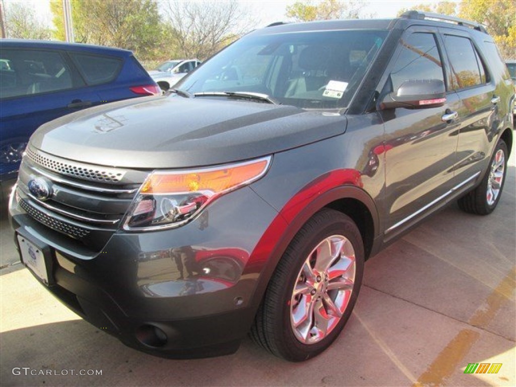 2015 Explorer Limited - Magnetic / Charcoal Black photo #3