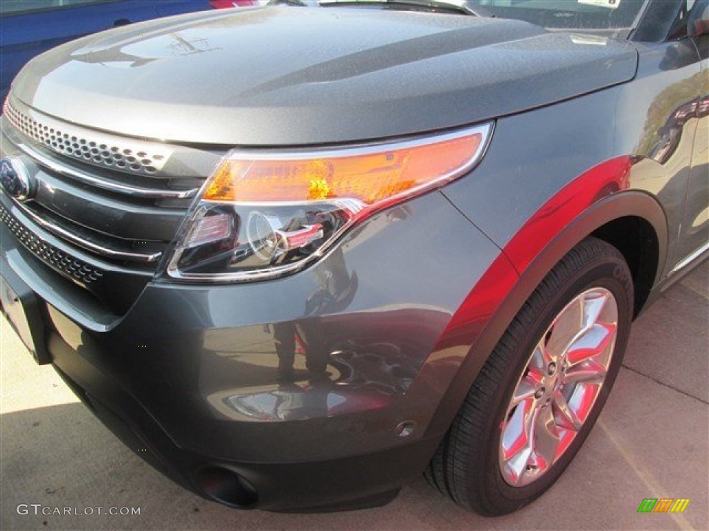 2015 Explorer Limited - Magnetic / Charcoal Black photo #4