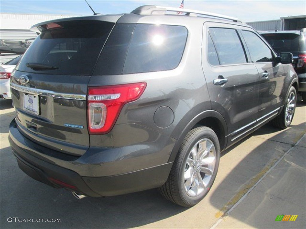 2015 Explorer Limited - Magnetic / Charcoal Black photo #8