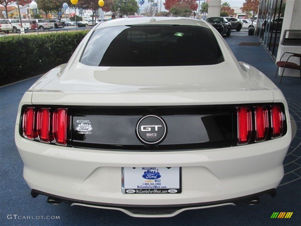 2015 Mustang 50th Anniversary GT Coupe - 50th Anniversary Wimbledon White / 50th Anniversary Cashmere photo #8