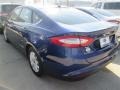 2015 Deep Impact Blue Metallic Ford Fusion S  photo #6