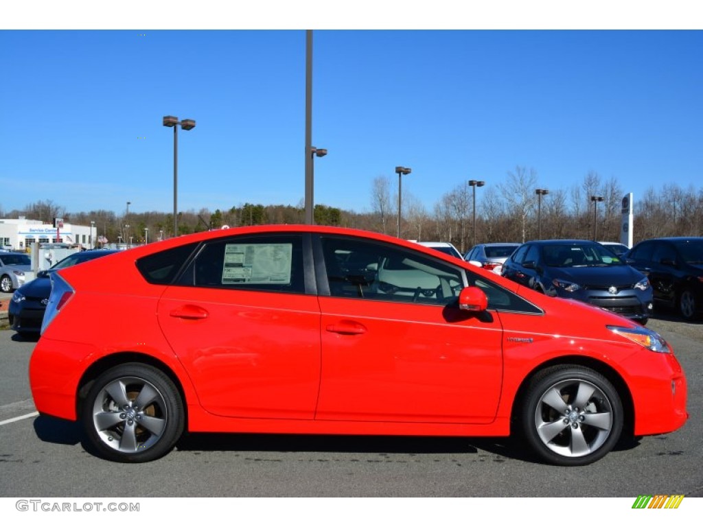 Absolutely Red 2015 Toyota Prius Persona Series Hybrid Exterior Photo #99829689