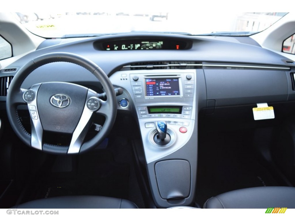 2015 Toyota Prius Persona Series Hybrid Black Dashboard Photo #99829830