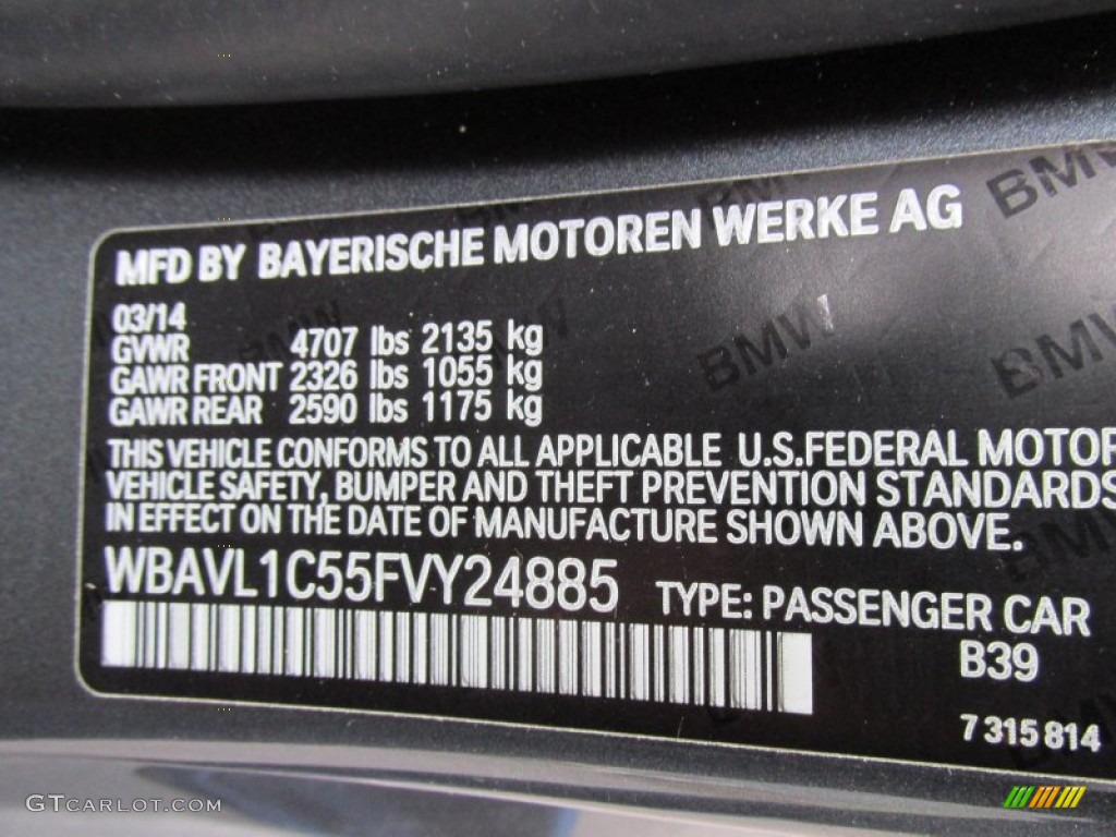2015 X1 xDrive28i - Mineral Grey Metallic / Black photo #19