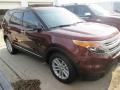 2015 Bronze Fire Ford Explorer XLT  photo #2