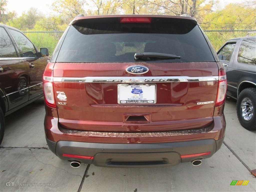2015 Explorer XLT - Bronze Fire / Medium Light Stone photo #8