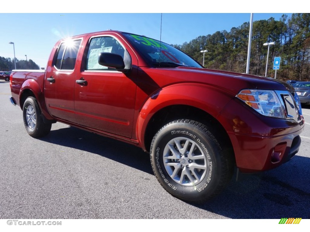 2015 Cayenne Red Nissan Frontier SV Crew Cab 99825939 Photo 7