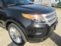 2015 Tuxedo Black Ford Explorer XLT  photo #2