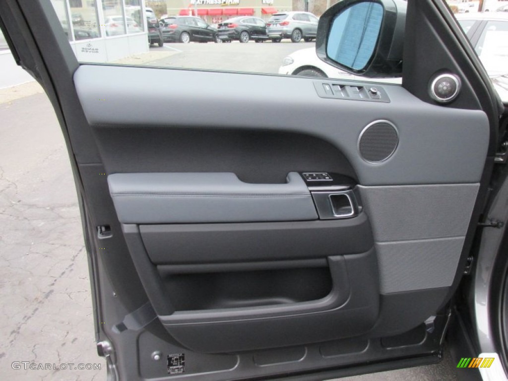 2015 Land Rover Range Rover Sport HSE Ebony/Lunar Door Panel Photo #99833763