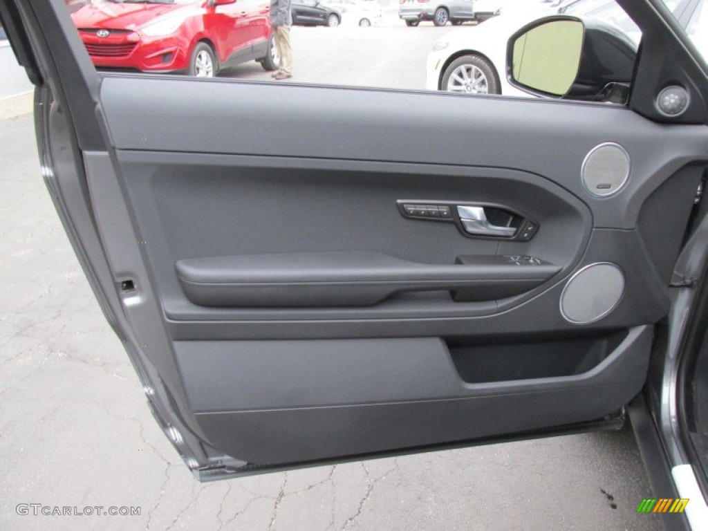 2015 Land Rover Range Rover Evoque Pure Plus Ebony Door Panel Photo #99834264