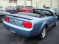 2008 Windveil Blue Metallic Ford Mustang V6 Deluxe Convertible  photo #6