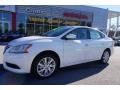 Aspen White - Sentra SL Photo No. 1